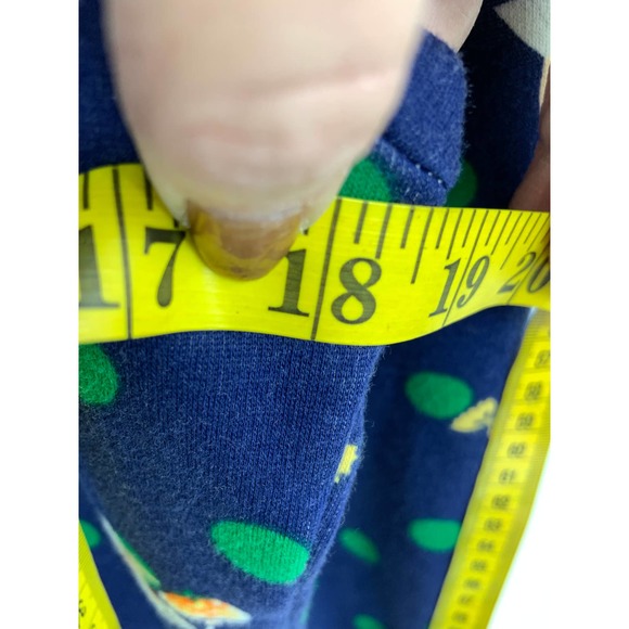 Evenie Blue Pasta Chef Printed Jersey Long Sleeve Elastic Cuff S - Picture 4 of 5